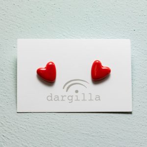 ORECCHINI CUORE ROSSO #285